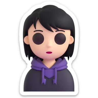 emo character sticker