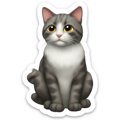 Britain cat sticker