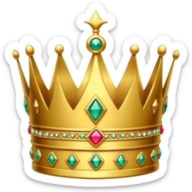 Crown for a prince sticker