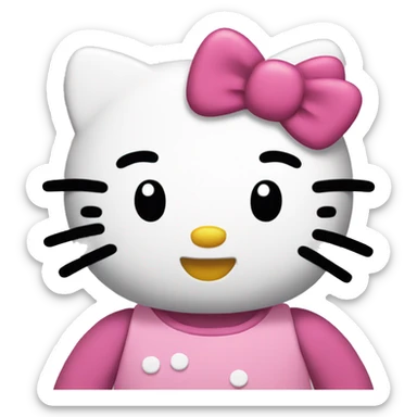 hello kitty  sticker