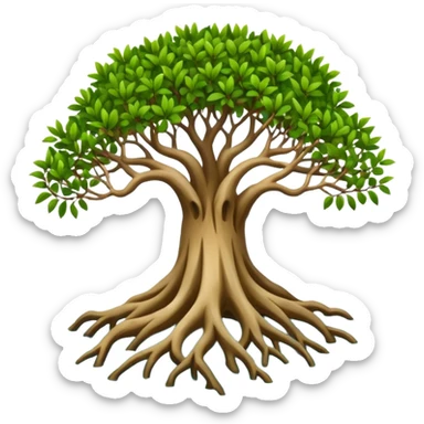   Mangrove tree. sticker