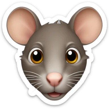 brown rat sticker