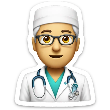 szpont with boxes of medikinet in a doctor suit,  sticker