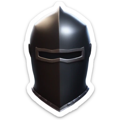 Fortnite black knight open face fantasy sticker