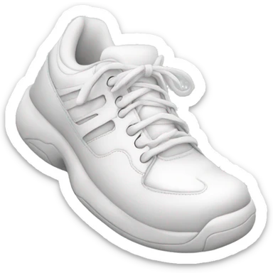 chunky white tennis shoes sticker