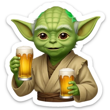 :yoda-drink-beer: sticker
