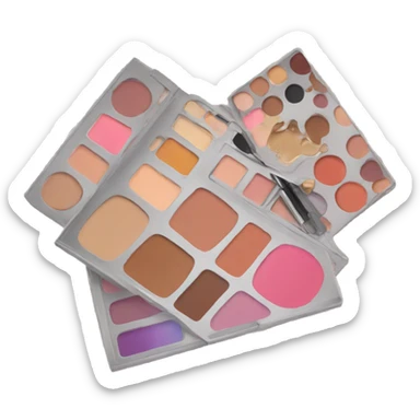 Makeup palette sticker