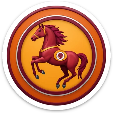 Brisbane Broncos logo sticker