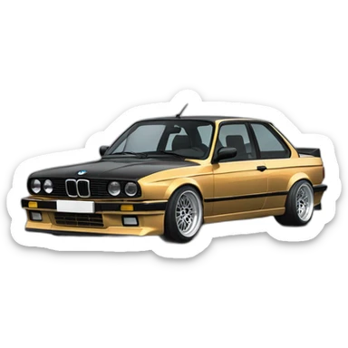 Bmw e30 drift sticker