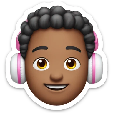 Pink AirPods Max sticker