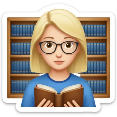 I’ll go to the library sticker