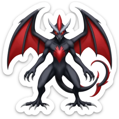 Bisharp-Darkrai-Fakémon-hybrid-creature (full body)  sticker