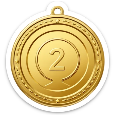 "Brocation 2026" Gold medal sticker