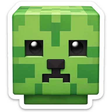 Minecraft Creeper sticker