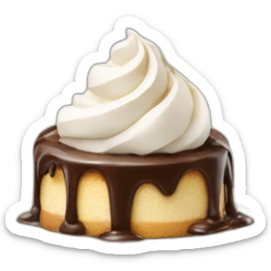 Mont blanc dessert sticker