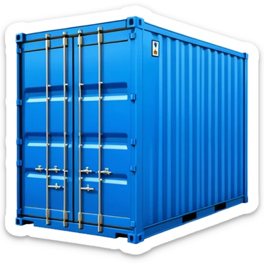 goods Contener emoji which is used for shipment of goods, single contaner, i want to use as emoji with size in height 24px and width in 24px sticker