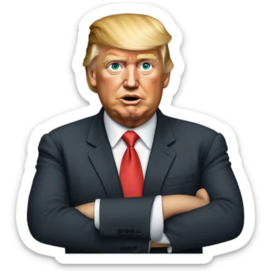 donald trump  sticker