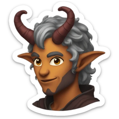 Tiefling sticker