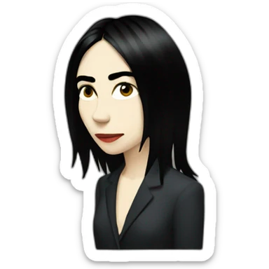 pj harvey singing sticker