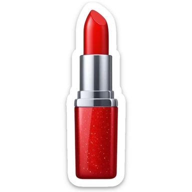 Lipstick glitter sticker