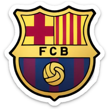 Barcelona logo sticker