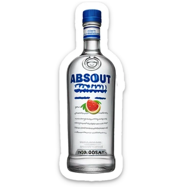 Vodka absolut sticker