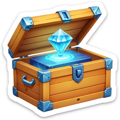 Pandora's box bursting with colorful spirits sticker