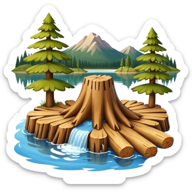 beaver dam sticker