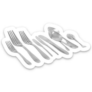 Cutlery Set sticker
