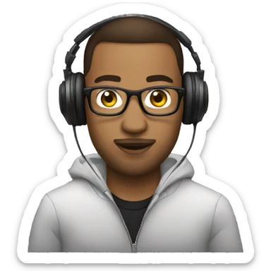 music producer sticker