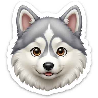 Pups husky sticker