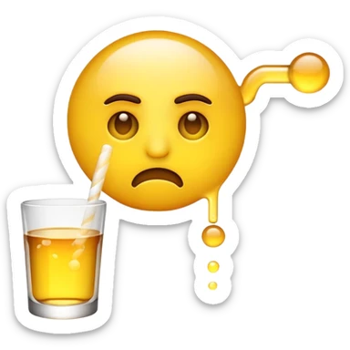 Drunk emoji ￼ sticker