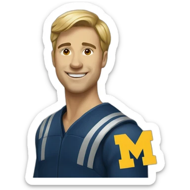 University of Michigan sticker