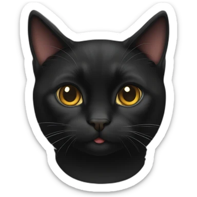fat bombay cat sticker
