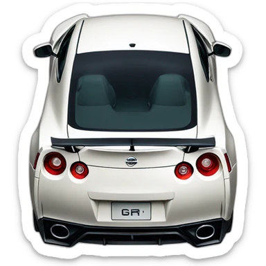 Nissan GTR backside sticker