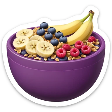 Açaí bowl sticker