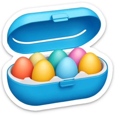 Surprise egg box sticker