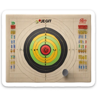ON TARGET JEE 25 sticker