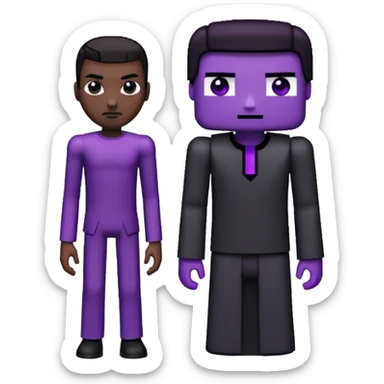 minecraft, Enderman,Herobrine sticker