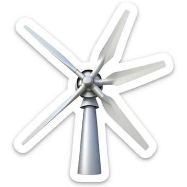 home wind turbine sticker