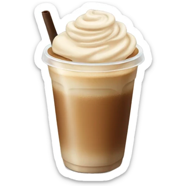 Ice coffee latte  sticker