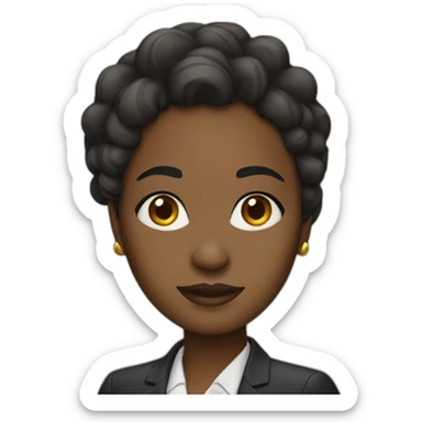 BLACK WOMAN BUSSINES sticker
