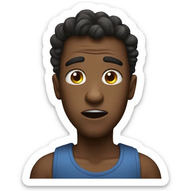 The face u make when ur about to fart sticker