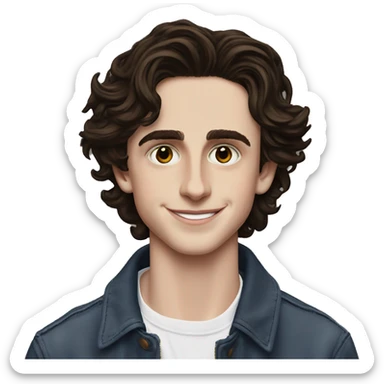 Timothée Chalamet sticker