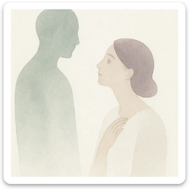 the concept of admiration, watercolor art style, soft colors, expressive sticker