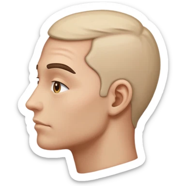 @abbymd11: head turned and looking to the side with judgement sticker