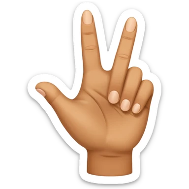 Daumen der nach rechts zeigt sticker