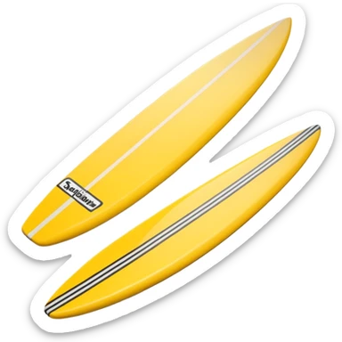 Surfboard no background sticker