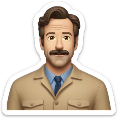 ted lasso Jason Sudeikis sticker