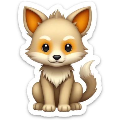 Handsome, gorgeous, beautiful, cute, adorable edgy, animal-creature, full body sticker